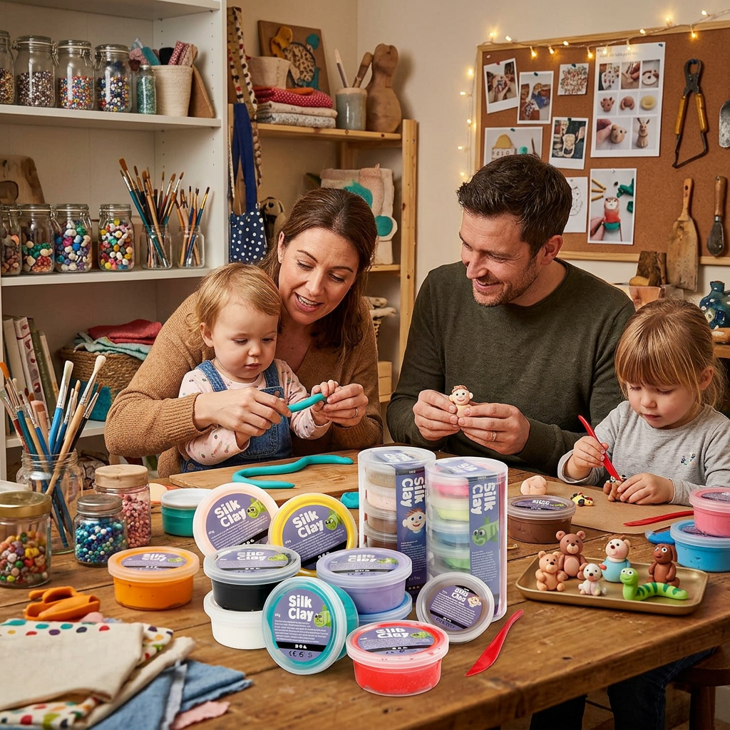 Silk Clay hedvábná modelovací hmota SADA 22 barev