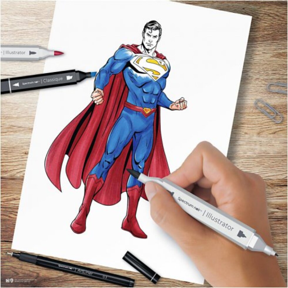 Sada Ilustrace SUPERMAN