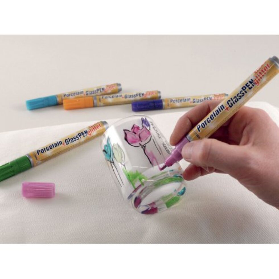 Sada Fix na porcelán a sklo KREUL CLEAR 5 barev