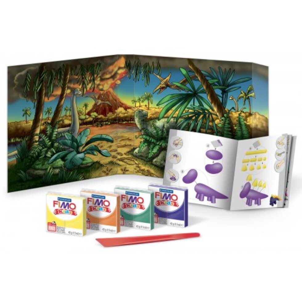 Sada Fimo kids Form & Play Dinosauři