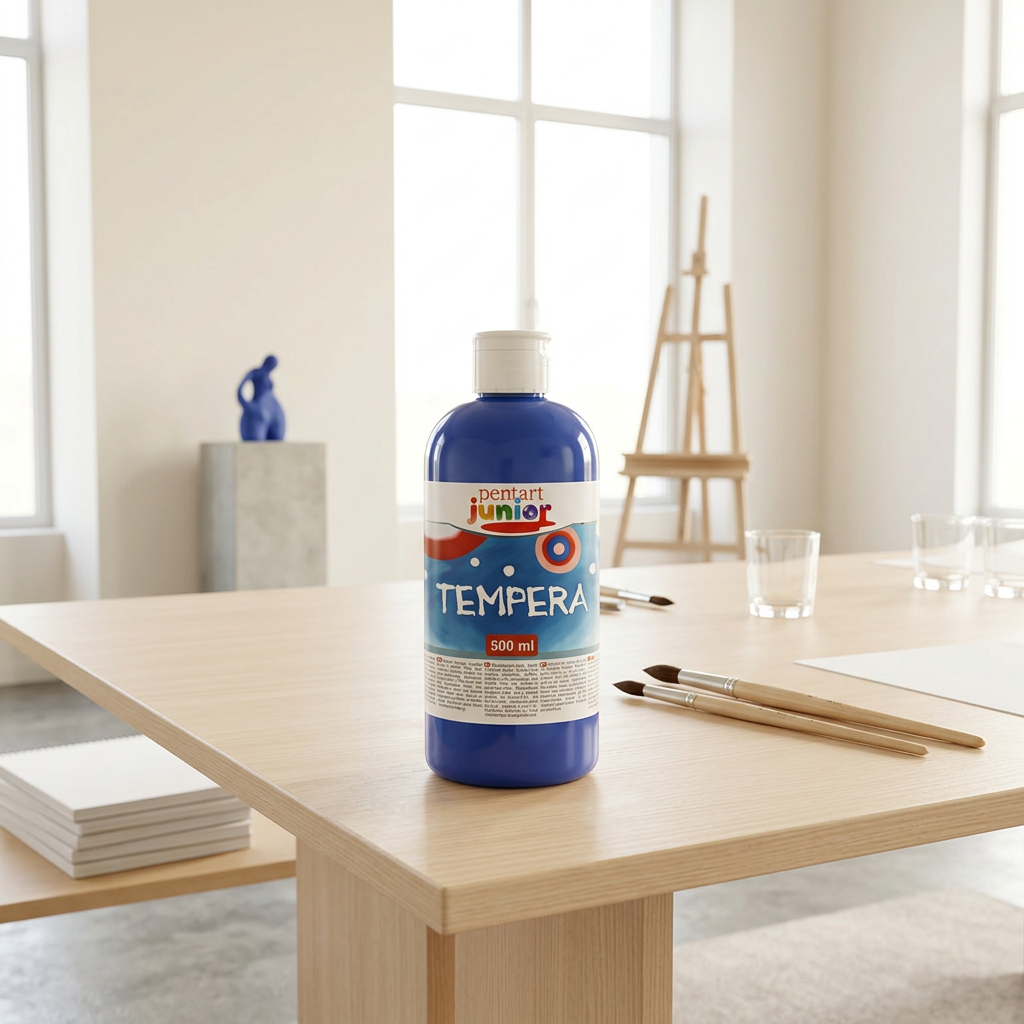 Temperová barva Junior PENTART 500 ml MODRÁ