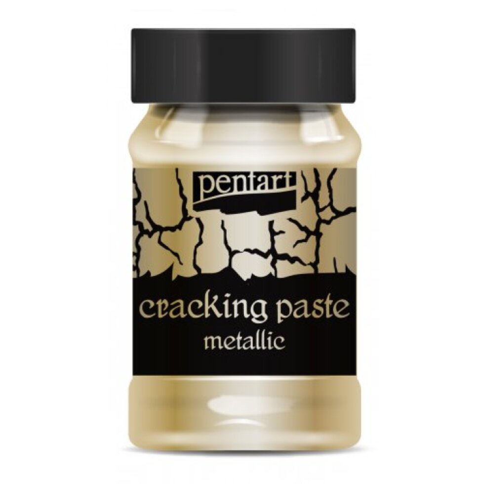 Krakelovací pasta metalická PENTART 100 ml TMAVÁ ZLATÁ