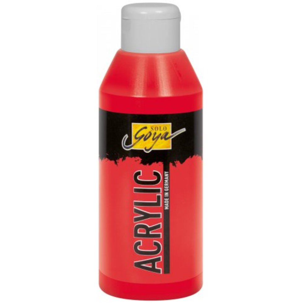 Akrylová barva SOLO GOYA 250 ml ČERVENÁ