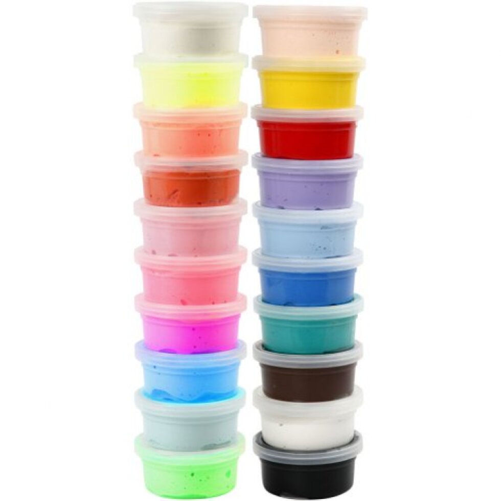 Silk Clay hedvábná modelovací hmota SADA 20 x 40 g barev