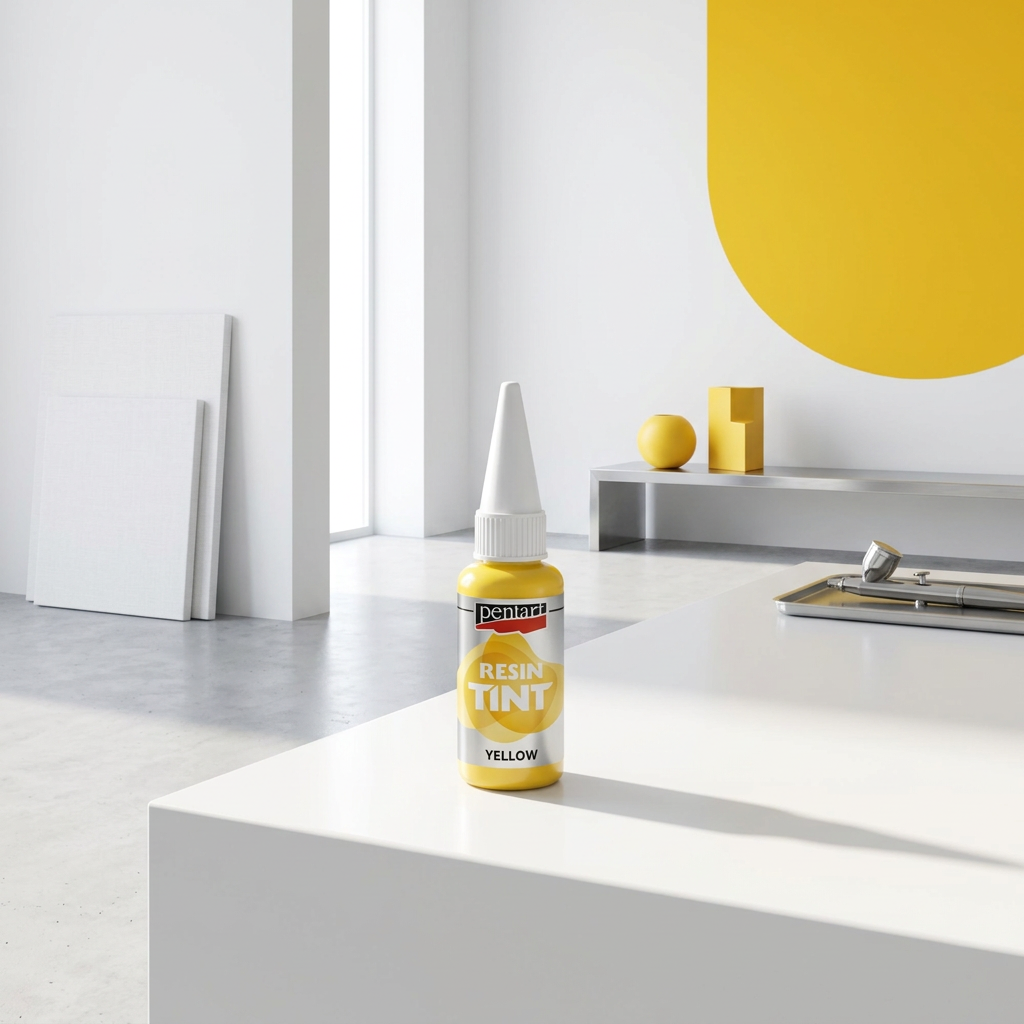 Barva do pryskyřice krycí PENTART 20 ml ŽLUTÁ
