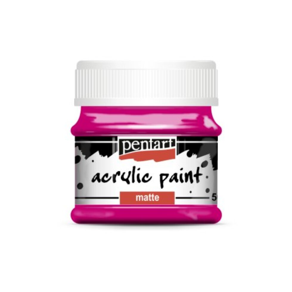 Akrylová barva matná PENTART 50 ml MAGENTA
