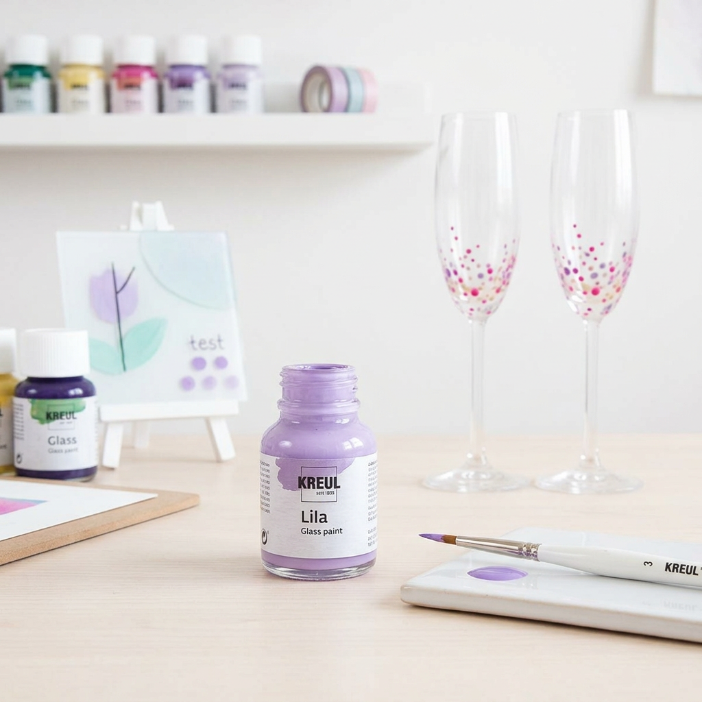Barva na sklo a porcelán KREUL clear 20 ml LILA