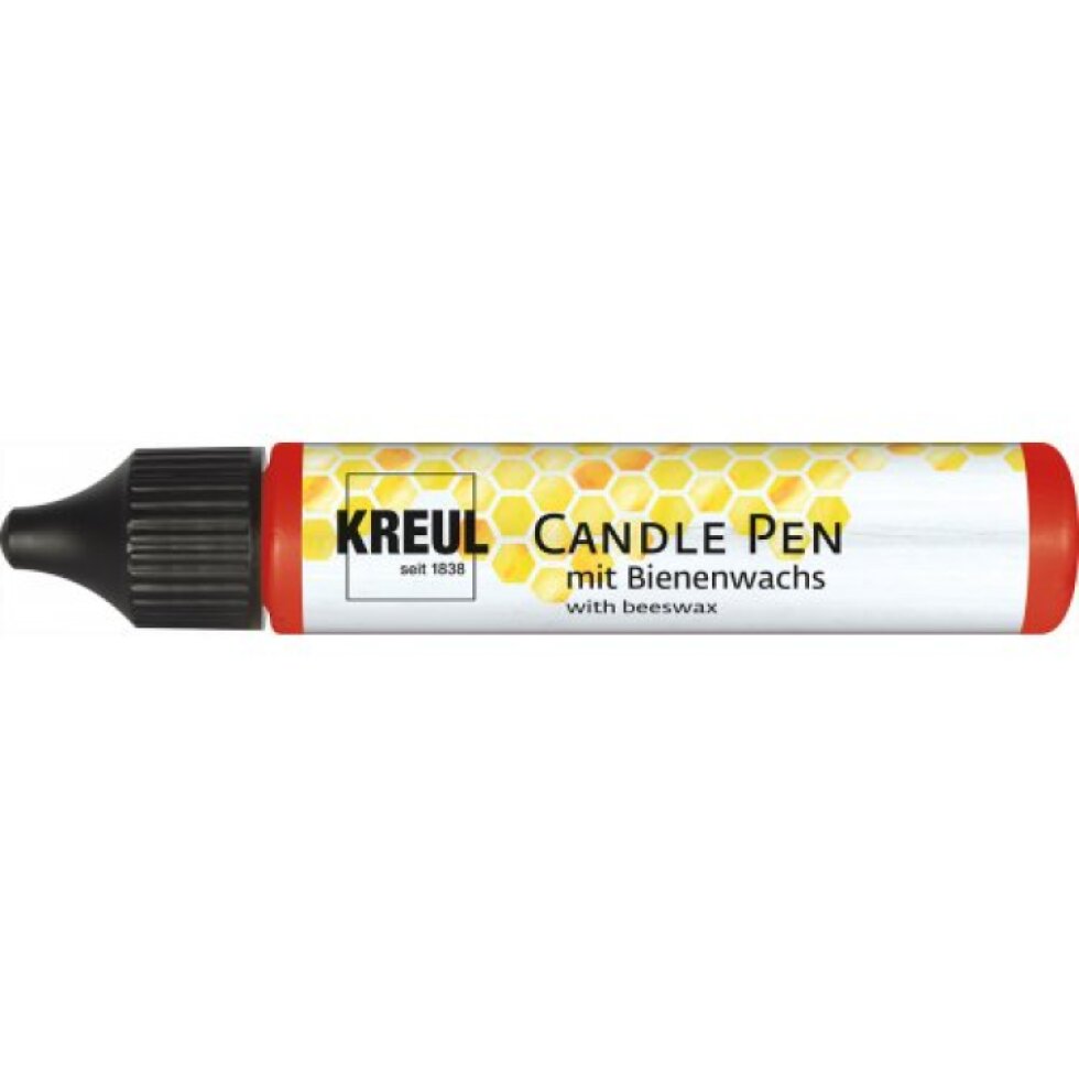 CANDLE PEN KREUL voskové pero pro malování svíček ČERVENÁ