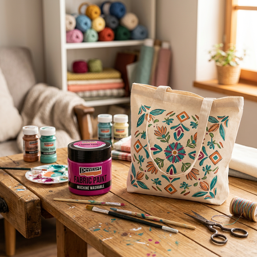 Barva na textil PENTART 30 ml SVÍTÍCÍ VE TMĚ RŮŽOVÁ