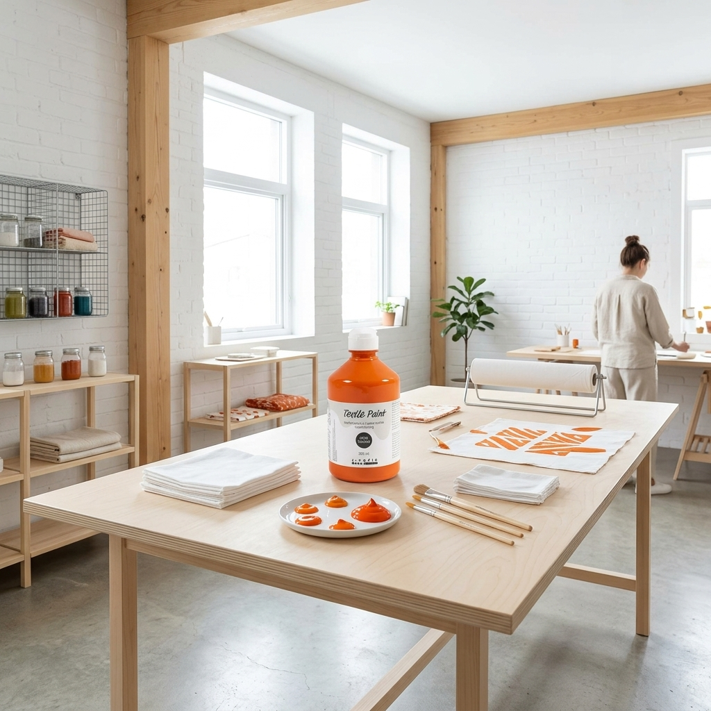 Barva na textil CREATIV 500 ml ORANŽOVÁ