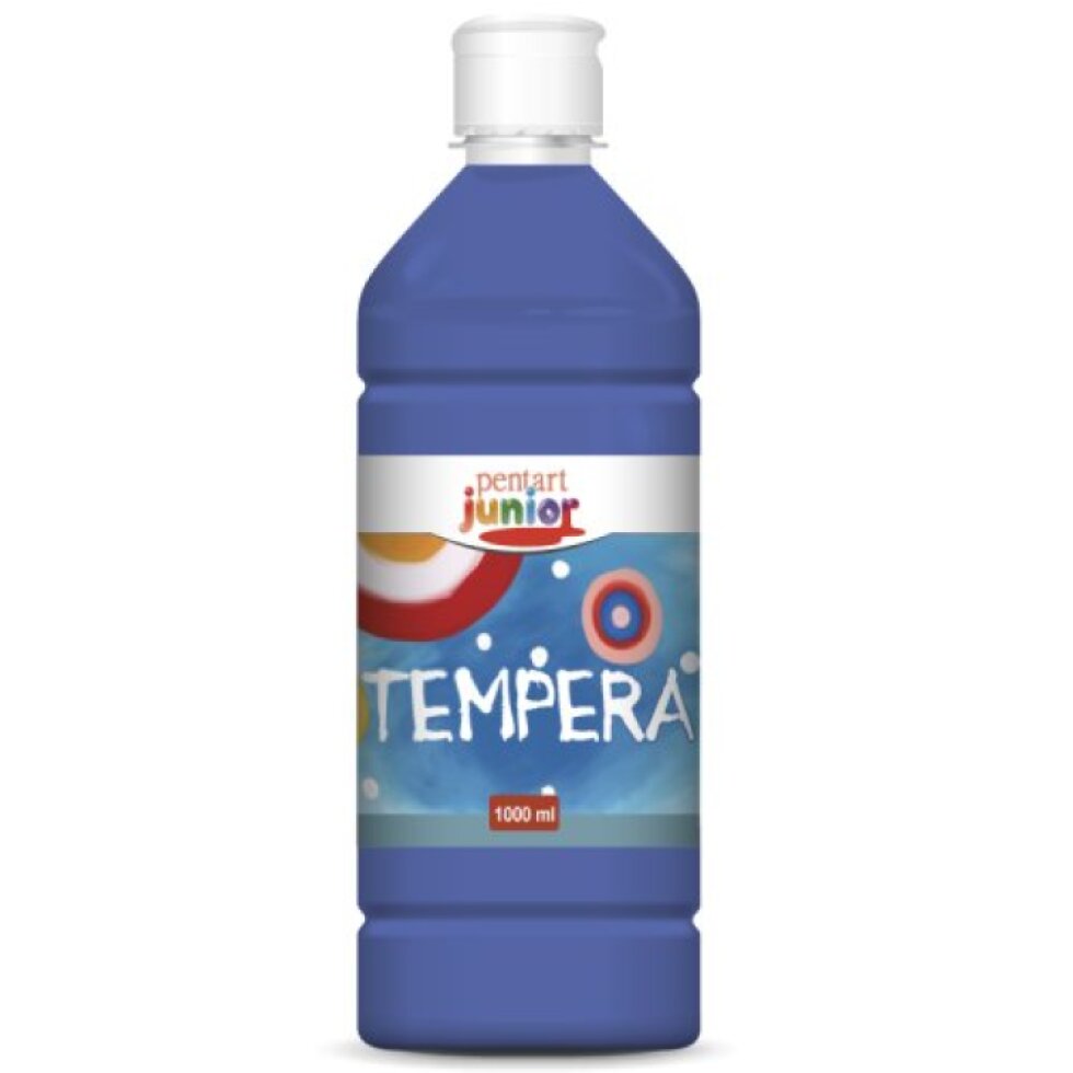 Temperová barva Junior PENTART 1000 ml MODRÁ