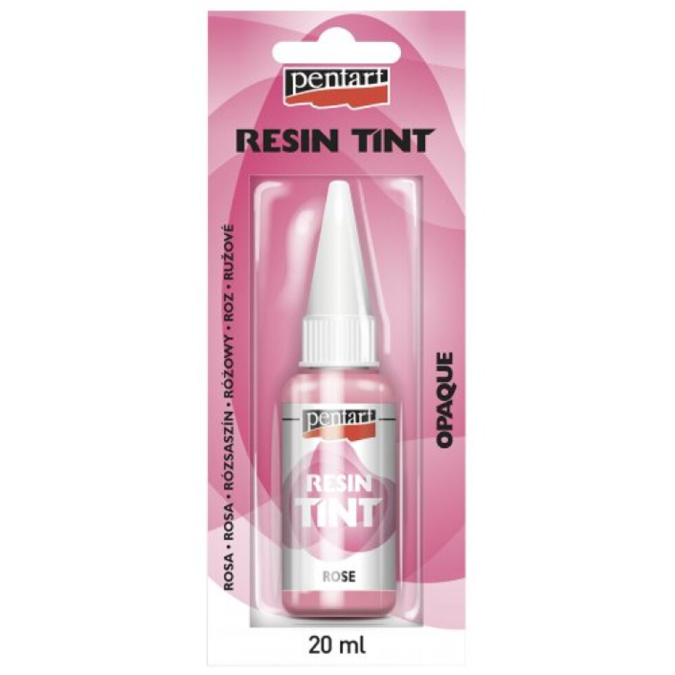 Barva do pryskyřice krycí PENTART 20 ml RŮŽOVÁ