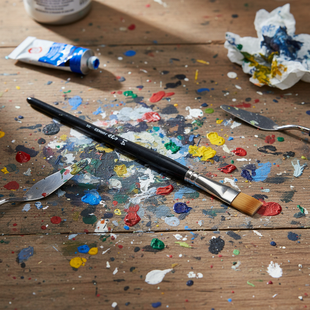 Štětec na akryl ELCO PINSEL - syntetický vlas - vel. 14