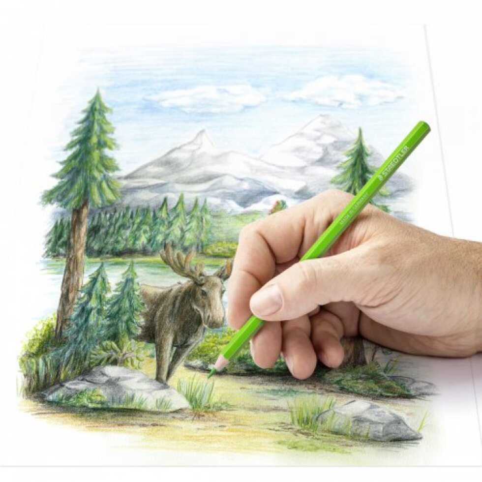Barevné pastelky Design Journey 72 barev šestihranné STAEDTLER