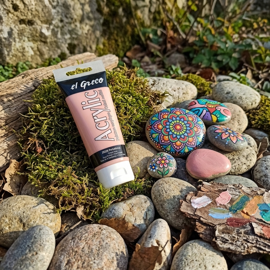 Akrylová barva EL GRECO 75 ml PORTRÉTNÍ RŮŽOVÁ