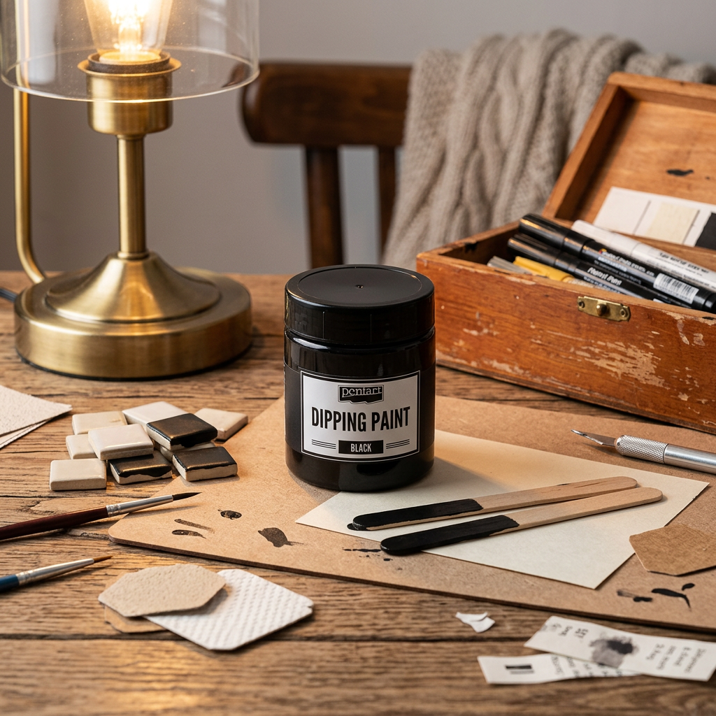 Namáčecí barva DIPPING PENTART 250 ml ČERNÁ