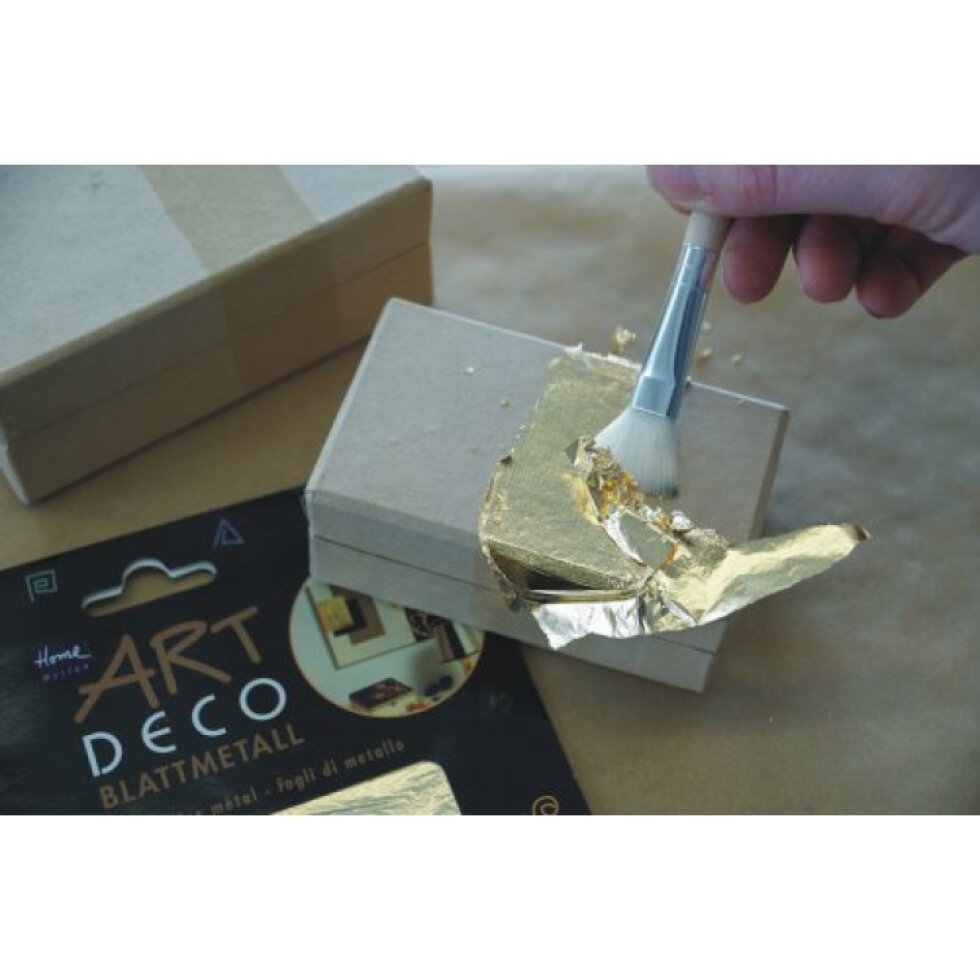 Metalické plátky KREUL 140 x 140 mm 6 listů MĚDĚNÁ