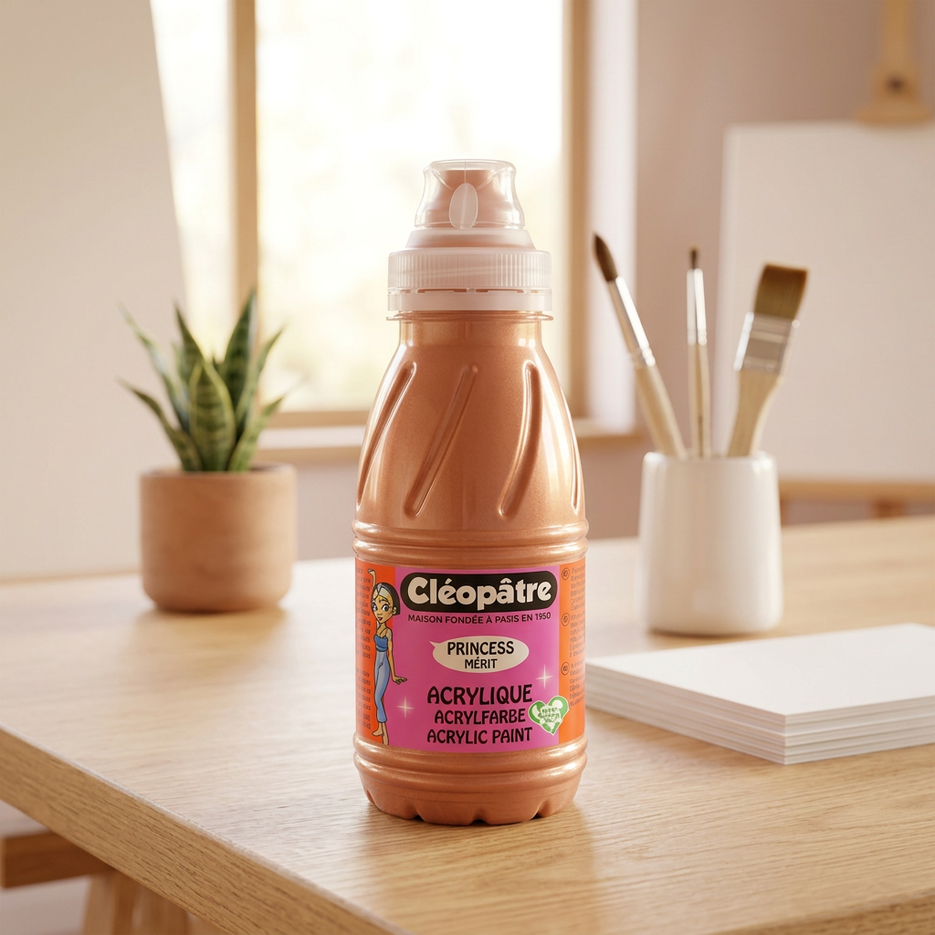 Akrylová barva CLEOPATRE 250 ml MĚDĚNÁ