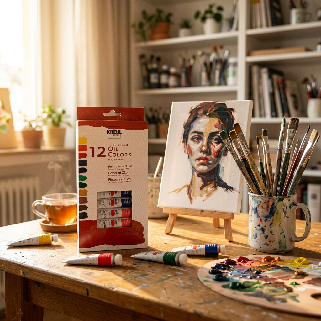 Sada Olejové barvy EL GRECO 12 barev
