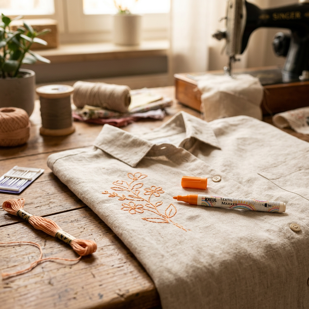Fix na textil JAVANA KREUL fine ORANŽOVÁ