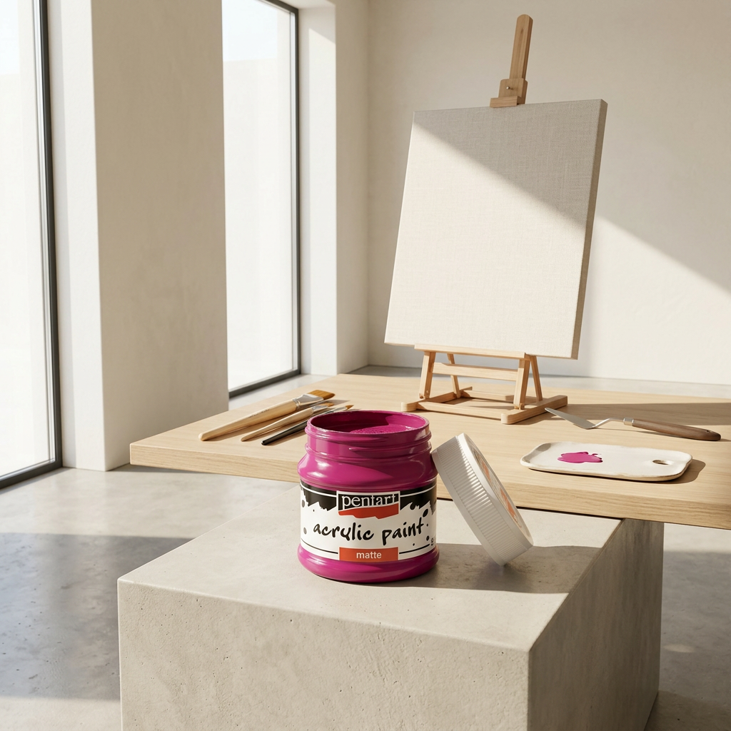 Akrylová barva matná PENTART 50 ml MAGENTA