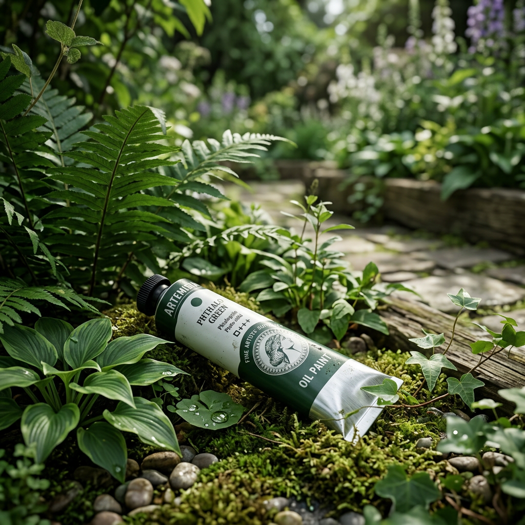 Olejová barva ARTEMISIA 20 ml phthalo zelená