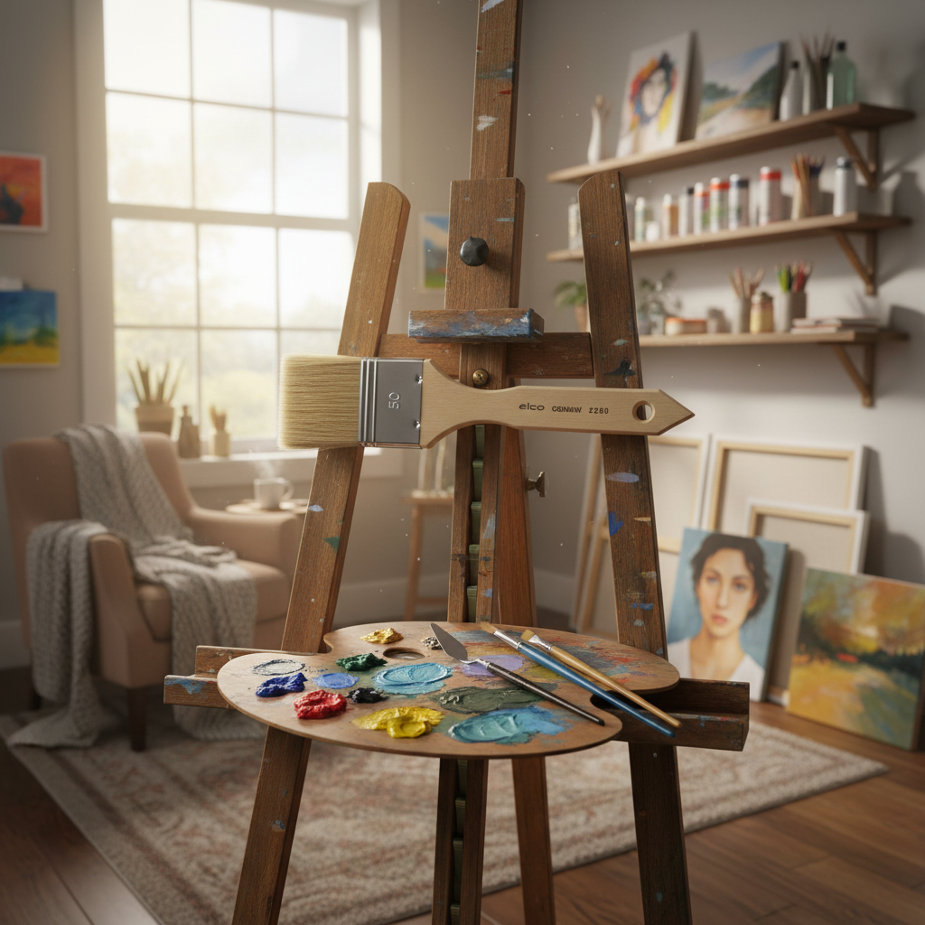 Štětec plochý ELCO PINSEL- bristle - šířka 50 mm