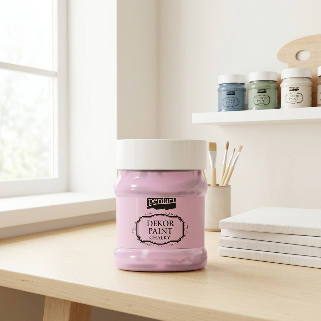 Křídová a dekorační barva PENTART 230 ml BABY RŮŽOVÁ