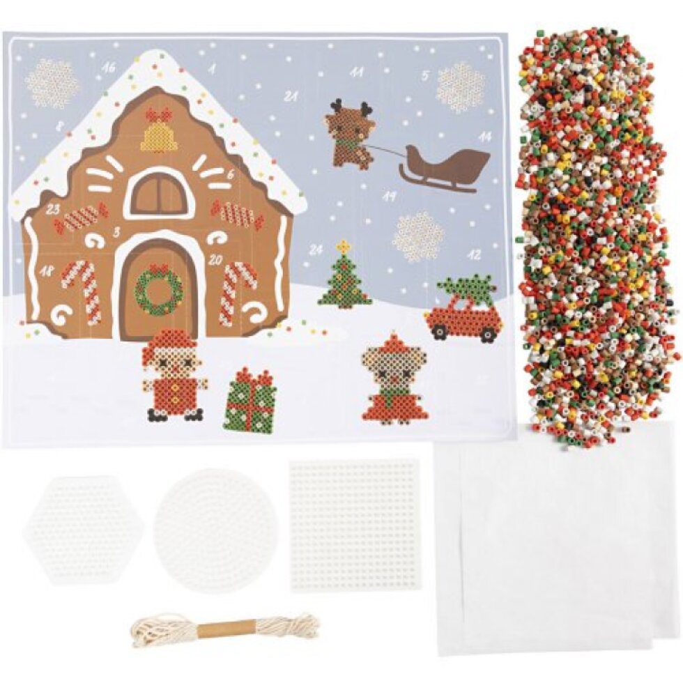 Adventní kalendář zažehlování korálků