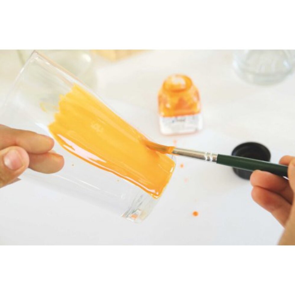 Barva na sklo a porcelán KREUL clear 20 ml ORANŽOVÁ