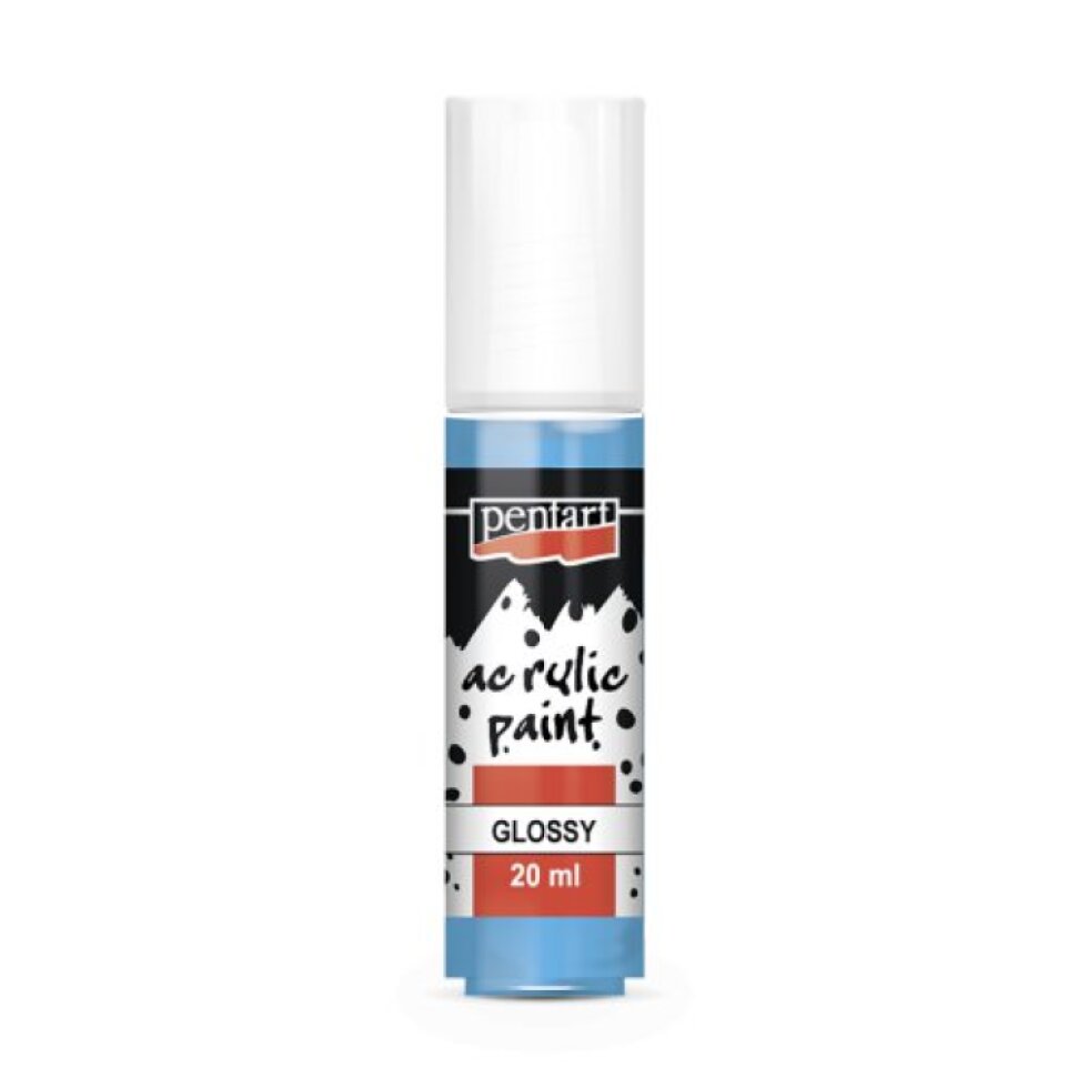 Akrylová barva lesklá PENTART 20 ml SVĚTLÁ MODRÁ
