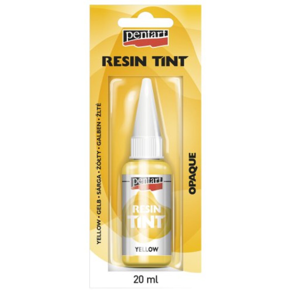 Barva do pryskyřice krycí PENTART 20 ml ŽLUTÁ