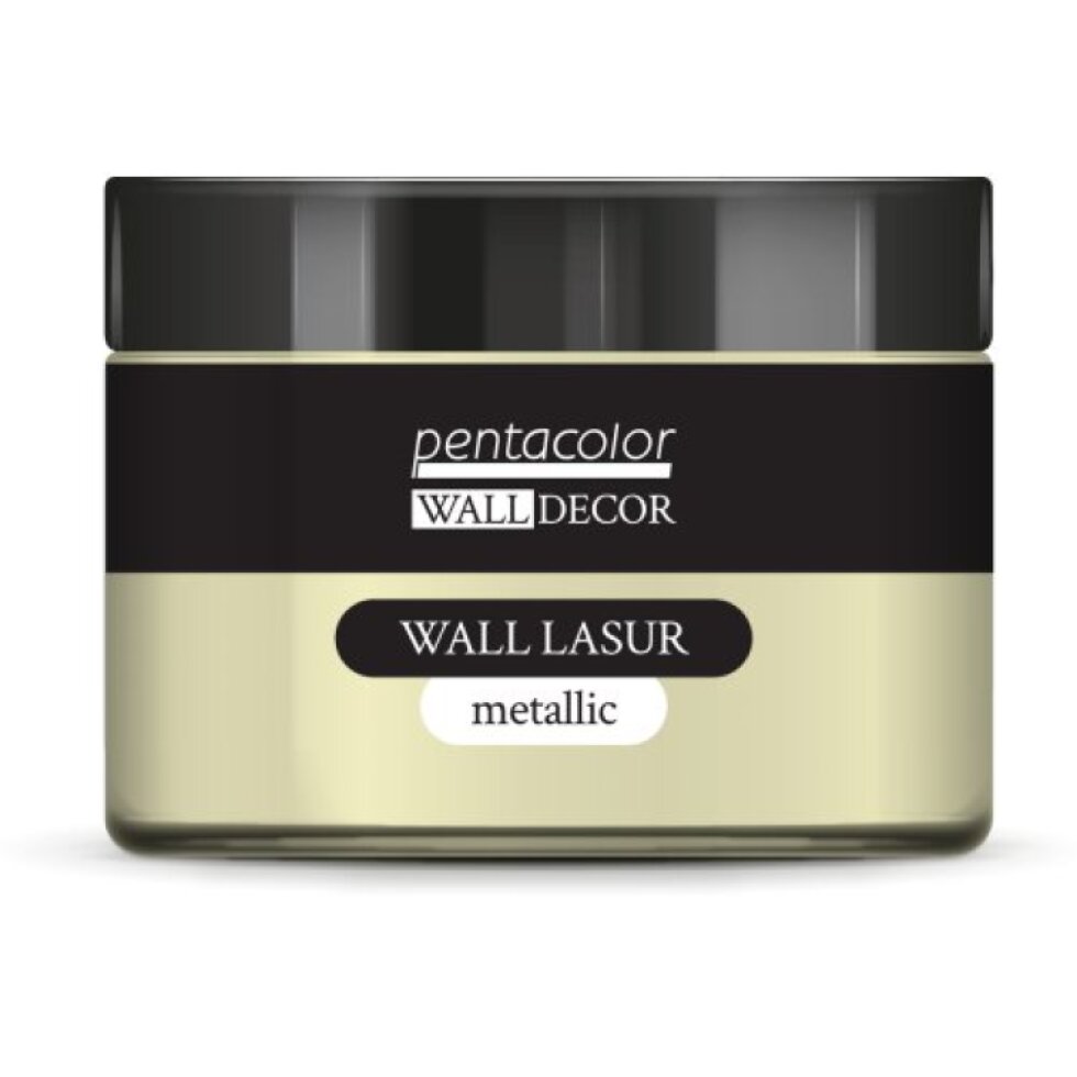 Lazurovací barva na zeď metallic WALL DECOR 150 ml PERLEŤOVÁ BÍLÁ
