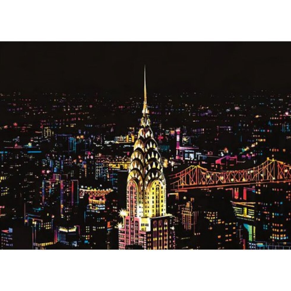 Škrabací obrázek - NEW YORK 30x42 cm