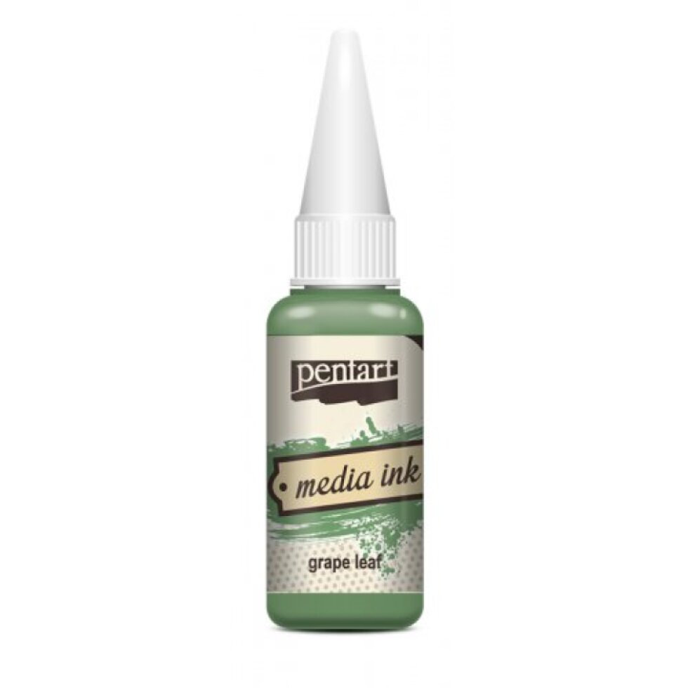 Alkoholový inkoust MEDIA INK PENTART 20 ml HROZNOVÝ LIST