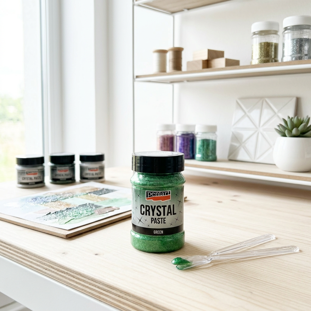 Křišťálová pasta PENTART 100 ml ZELENÁ