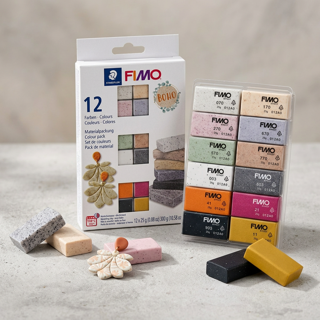FIMO Efekt BOHO COLOR sada 12 barev 25 g