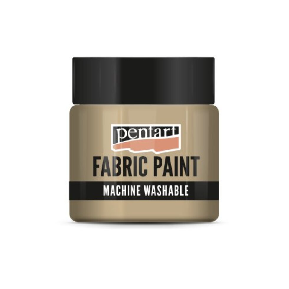 Barva na světlý a tmavý textil PENTART 50 ml OŘÍŠKOVÁ