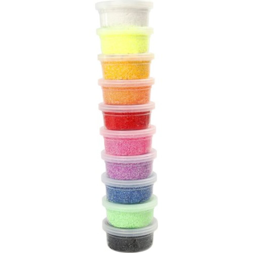 Samotvrdnoucí modelovací pěnová hmota Foam Clay SADA 10 barev