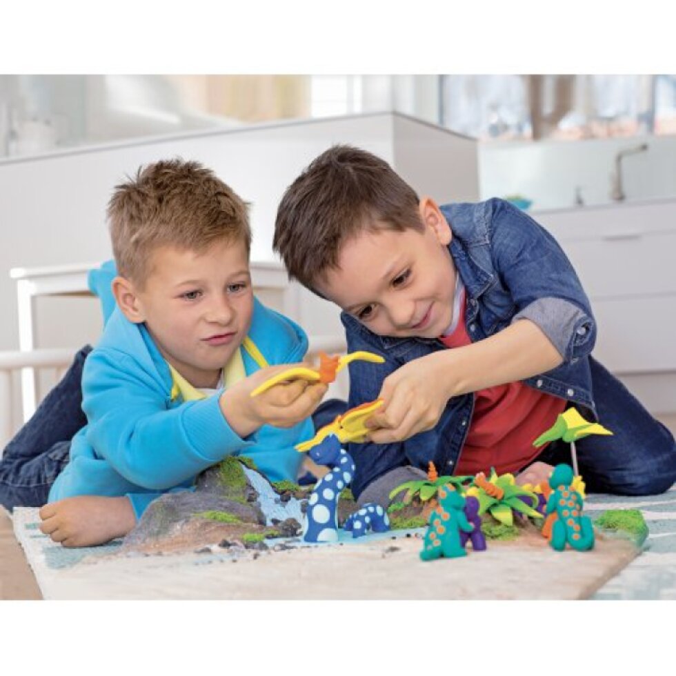 Fimo kids 42g - dětská modelovací hmota ČERVENÁ SE TŘPYTKAMI