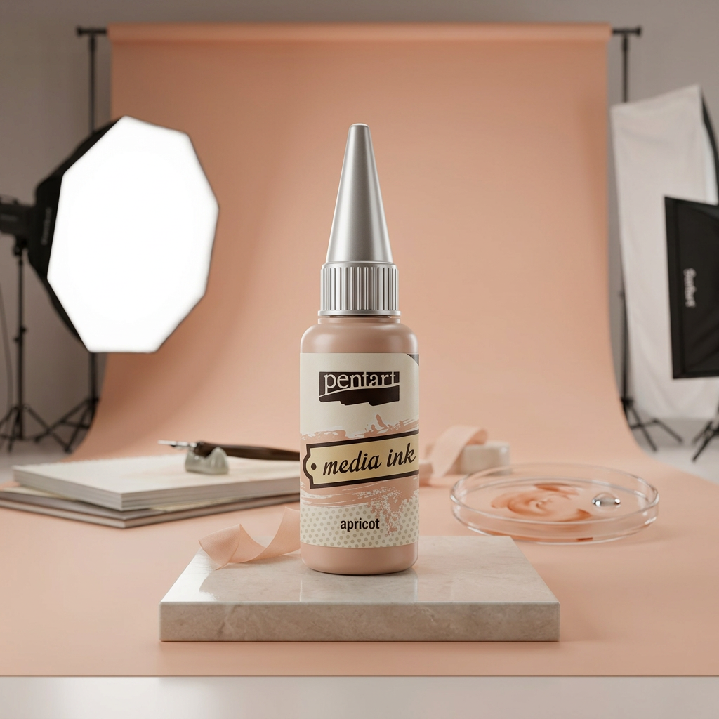 Alkoholový inkoust MEDIA INK PENTART 20 ml MERUŇKOVÁ