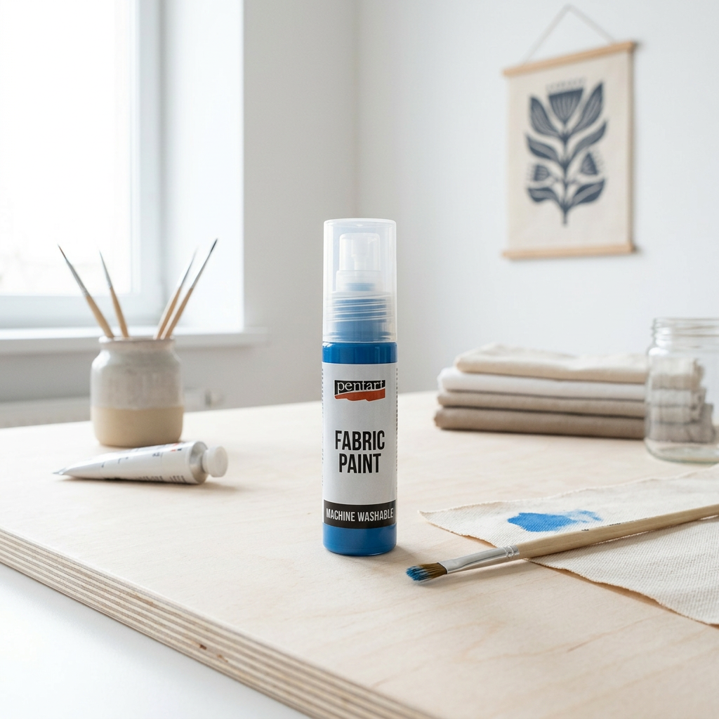 Barva na světlý a tmavý textil PENTART 20 ml TMAVÁ MODRÁ