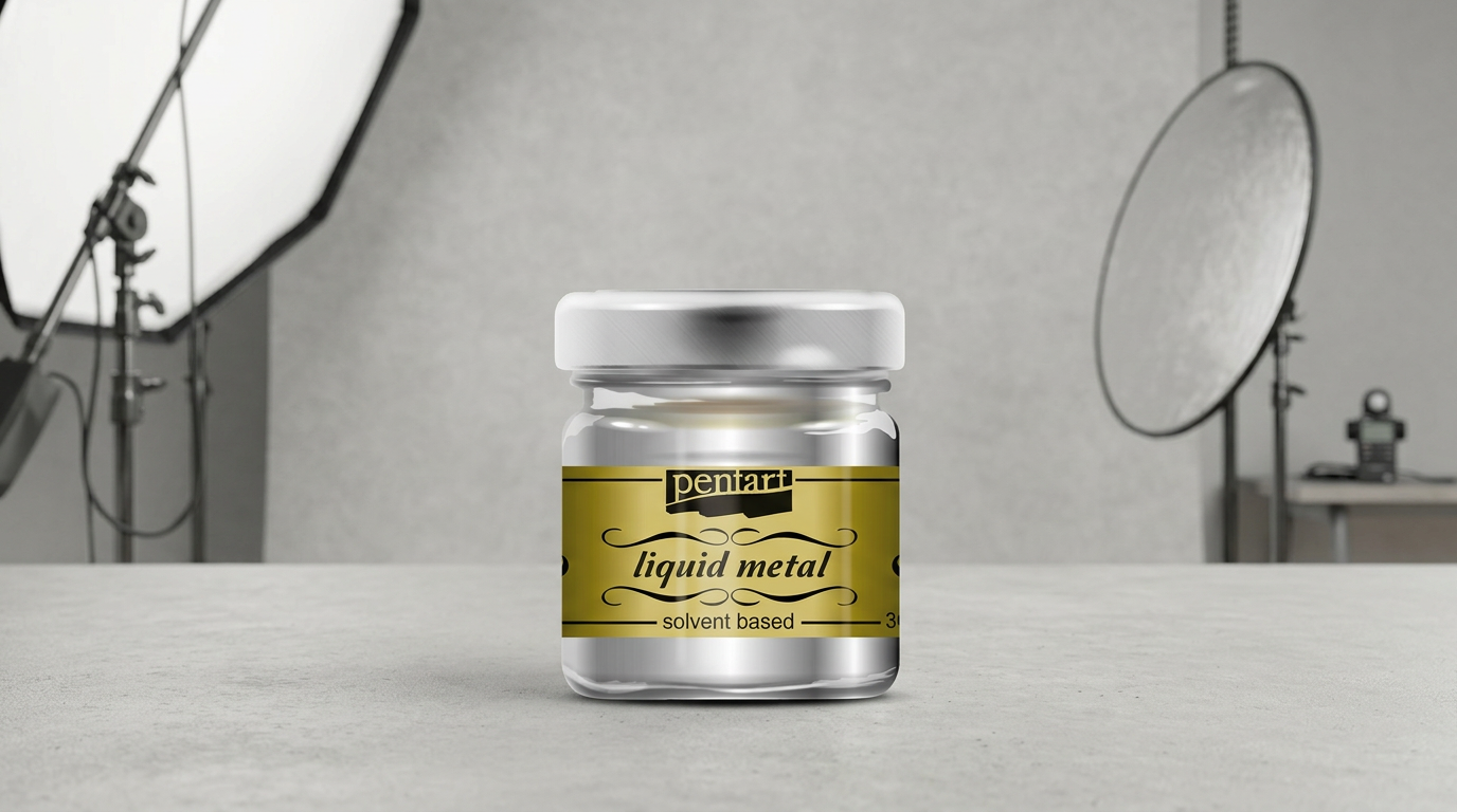 Tekutý kov PENTART 30 ml STŘÍBRNÁ