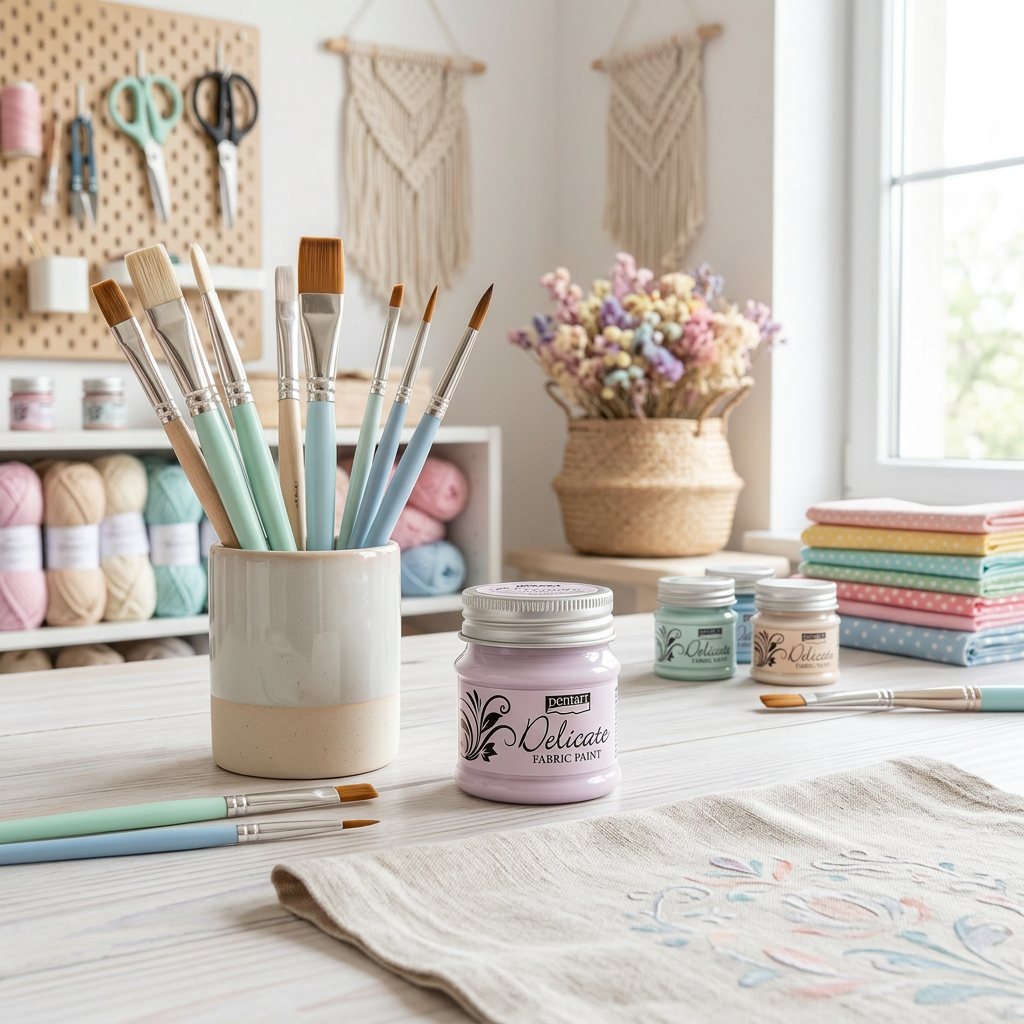 Barva na textil delikátní PENTART 50 ml PURPUROVĚ STŘÍBRNÁ