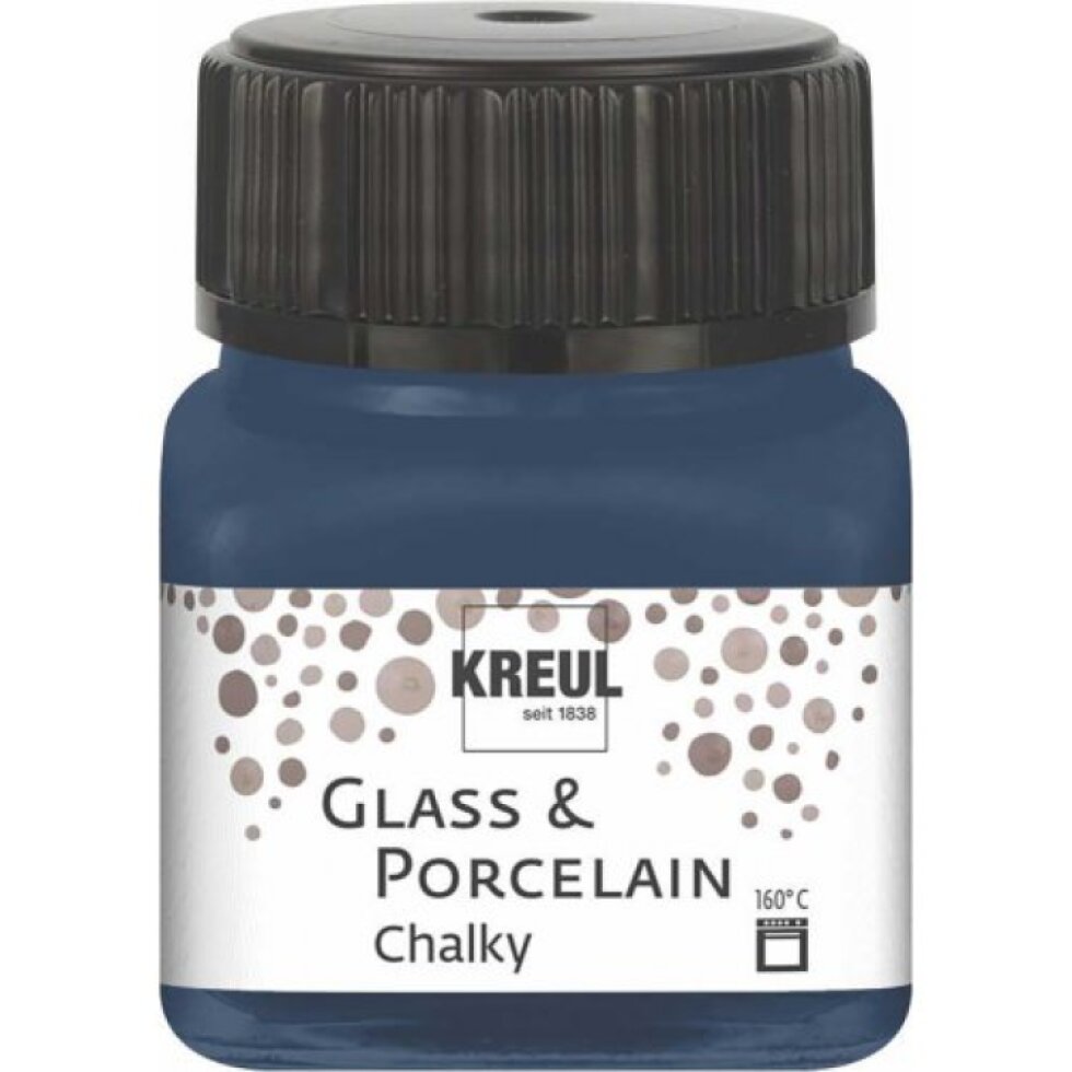 Sada barev na sklo a porcelán KREUL CHALKY 6 x 20 ml
