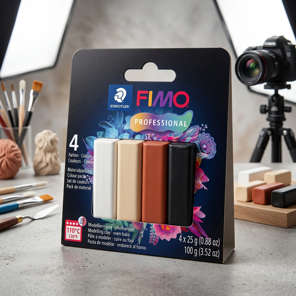 FIMO professional sada 4 barvy 25 g NATURAL COLOURS