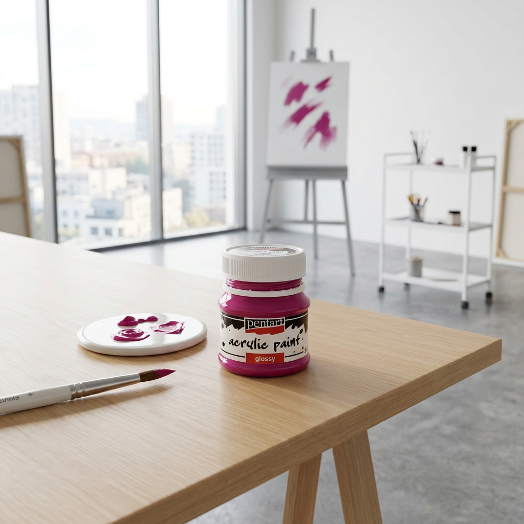 Akrylová barva lesklá PENTART 50 ml MAGENTA