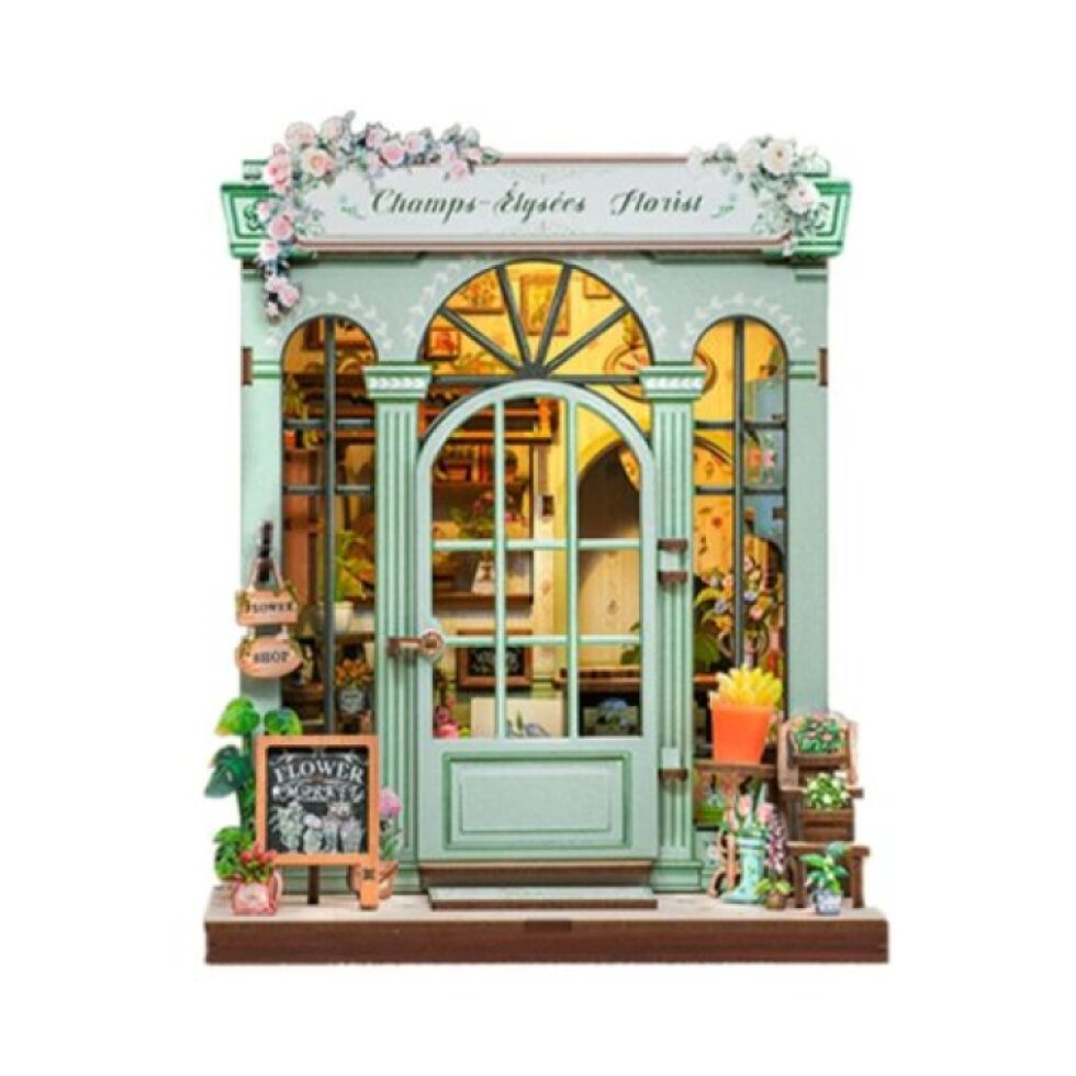 Book Nook sada - Květinářství na Champs-Élysées