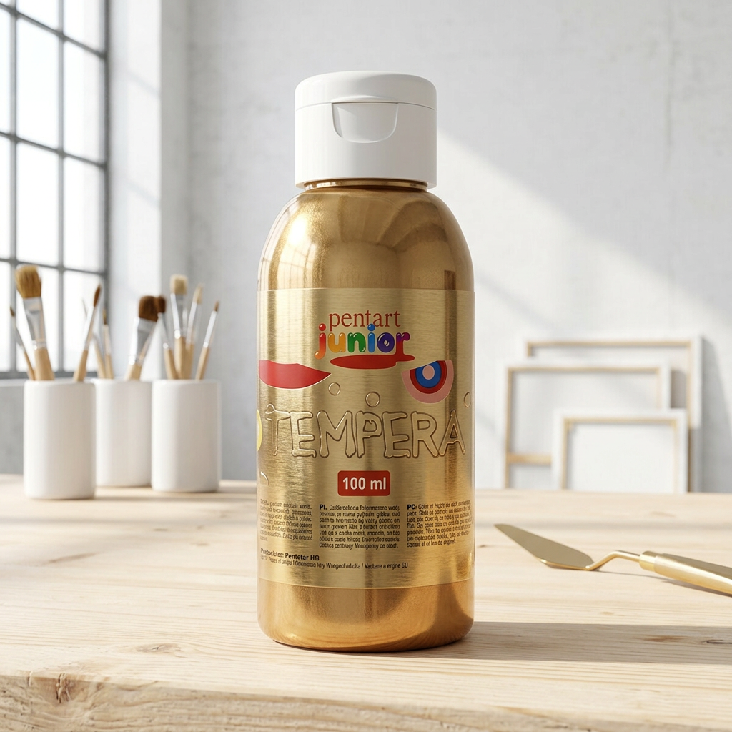 Temperová barva Junior PENTART 100 ml MOSAZNÁ