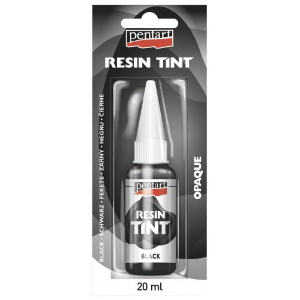 Barva do pryskyřice krycí PENTART 20 ml ČERNÁ